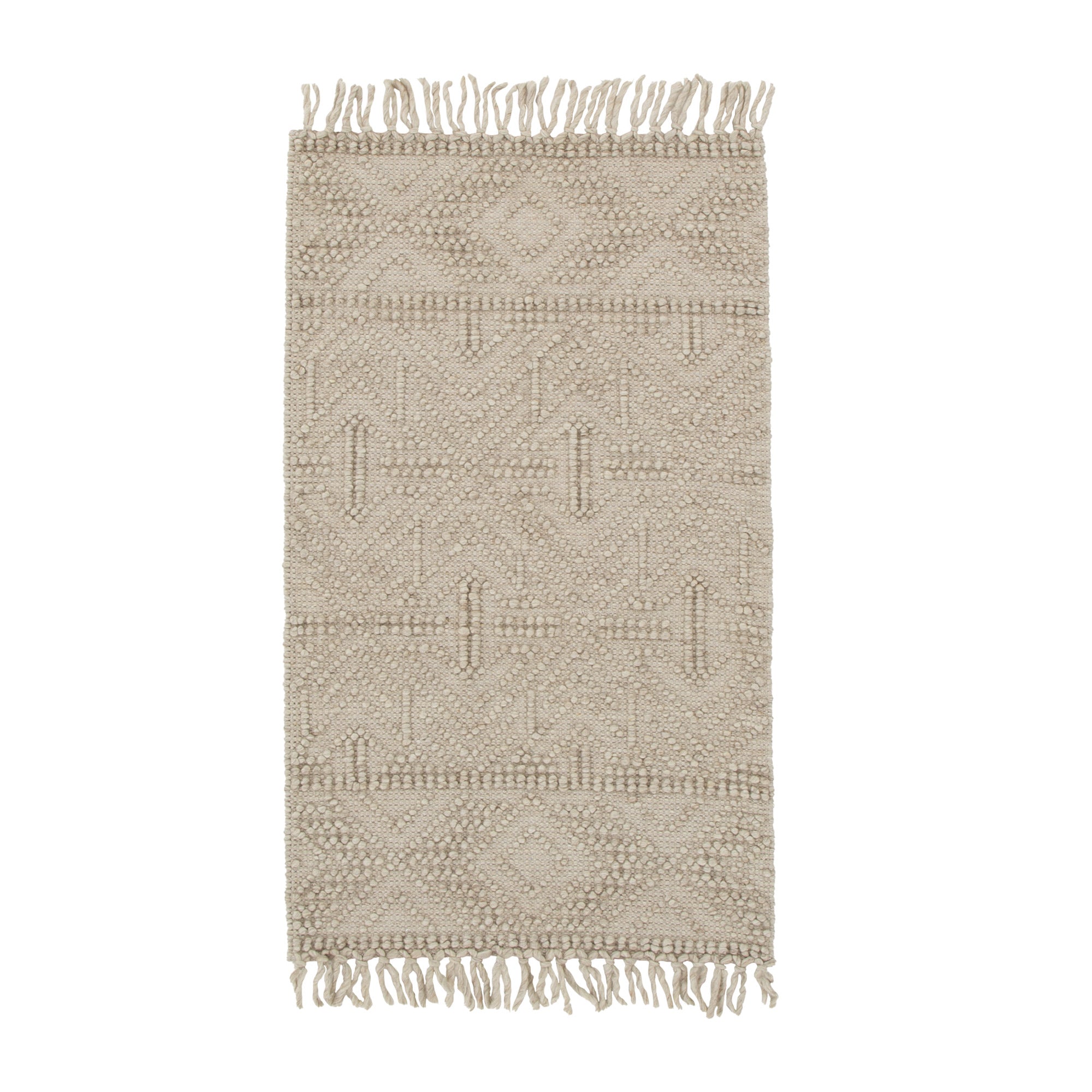 Diego Tribal Brown Wool Rug - DIEG02.
