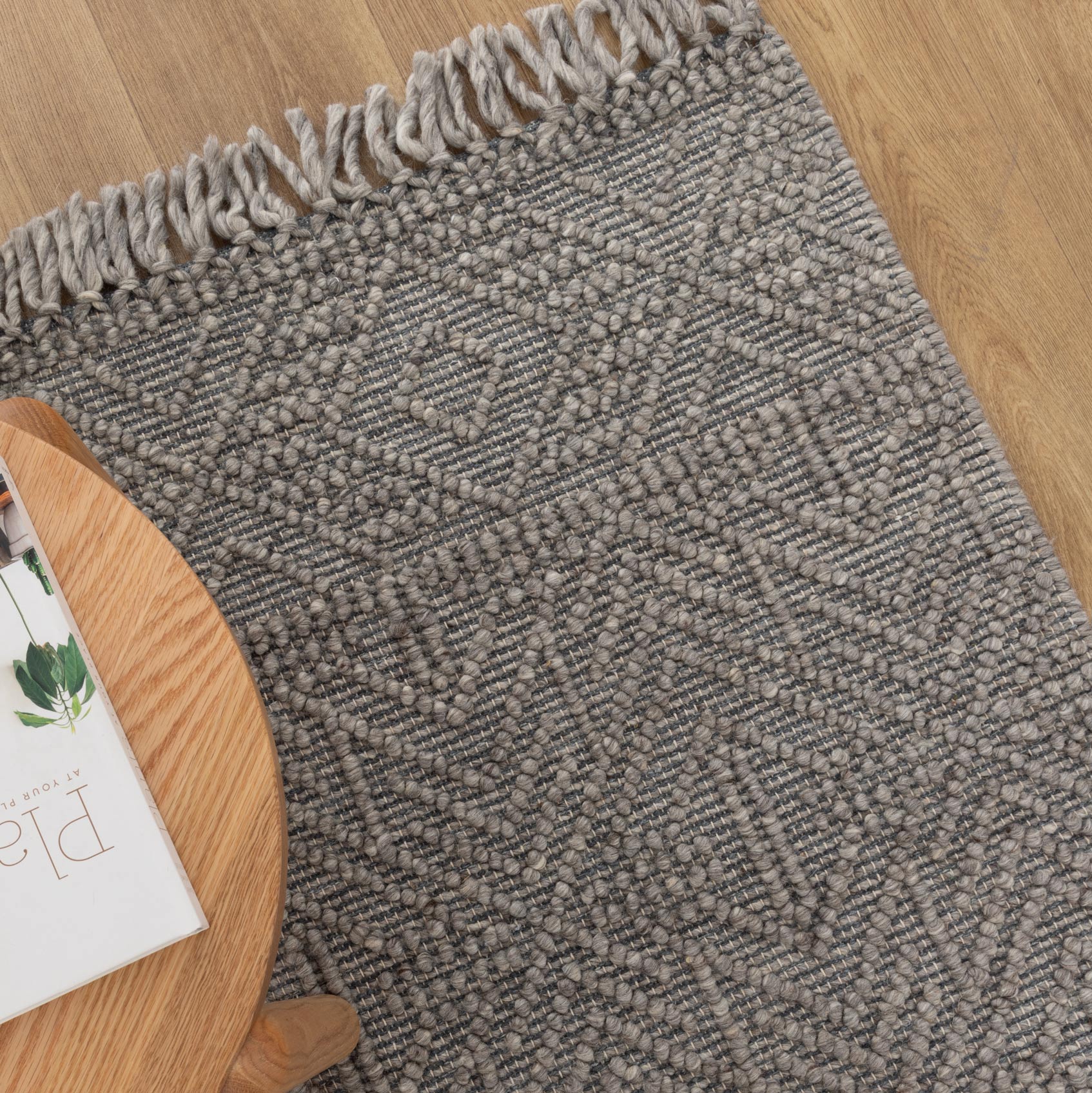 Diego Tribal Grey Multi Wool Rug - DIEG02 - Grey tribal rug from Vogue Rugs Australia