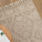 Diego Ornamental Brown Wool Rug - DIEG03.