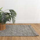 Diego Ornamental Grey Multi Wool Rug - DIEG03.