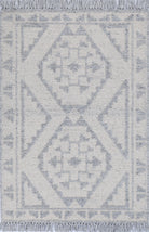 Diego Ornamental Grey Wool Rug - DIEG03.
