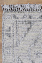 Diego Ornamental Grey Wool Rug - DIEG03.