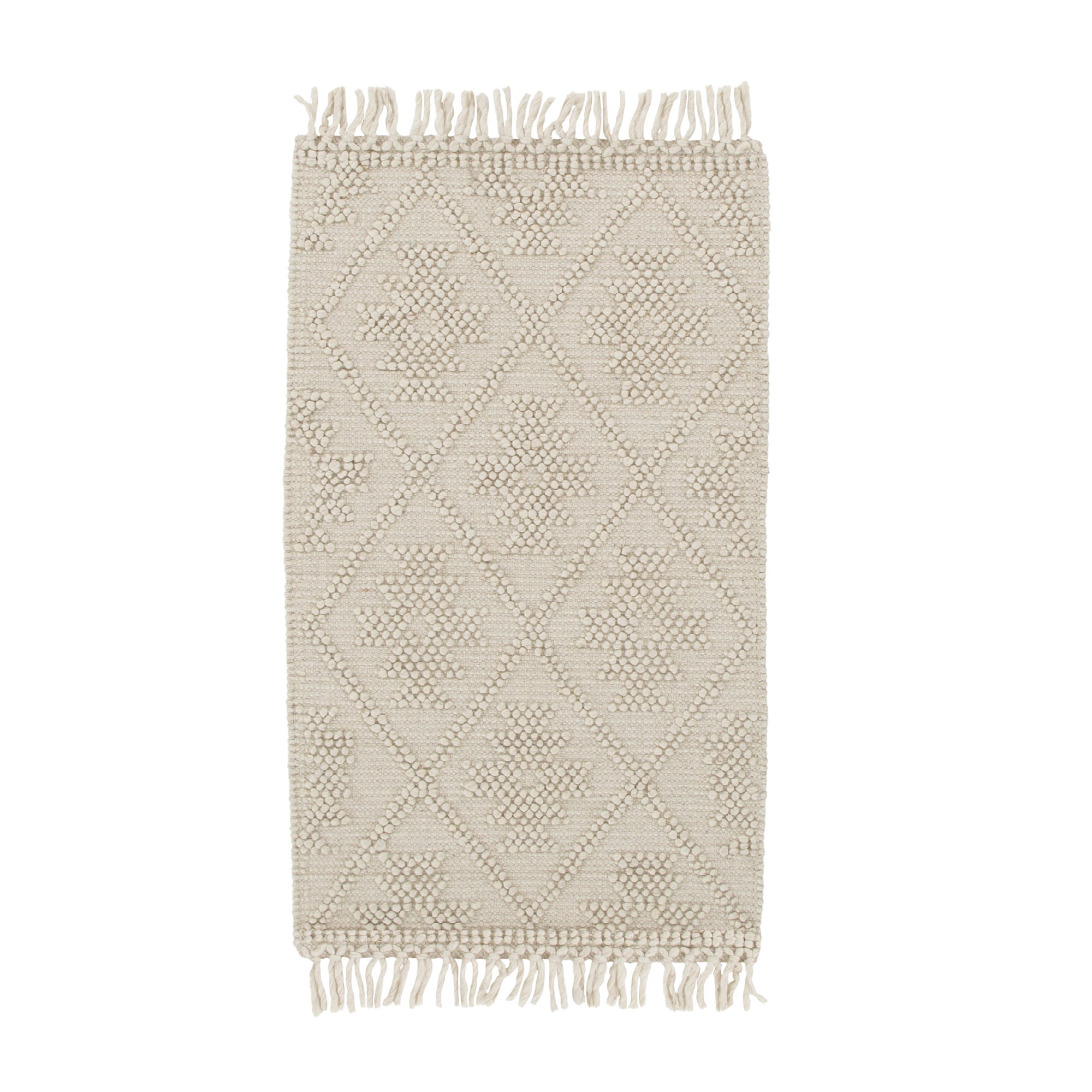 Diego Geometric Beige Wool Rug - DIEG04 - Beige area rug rug from Vogue Rugs Australia