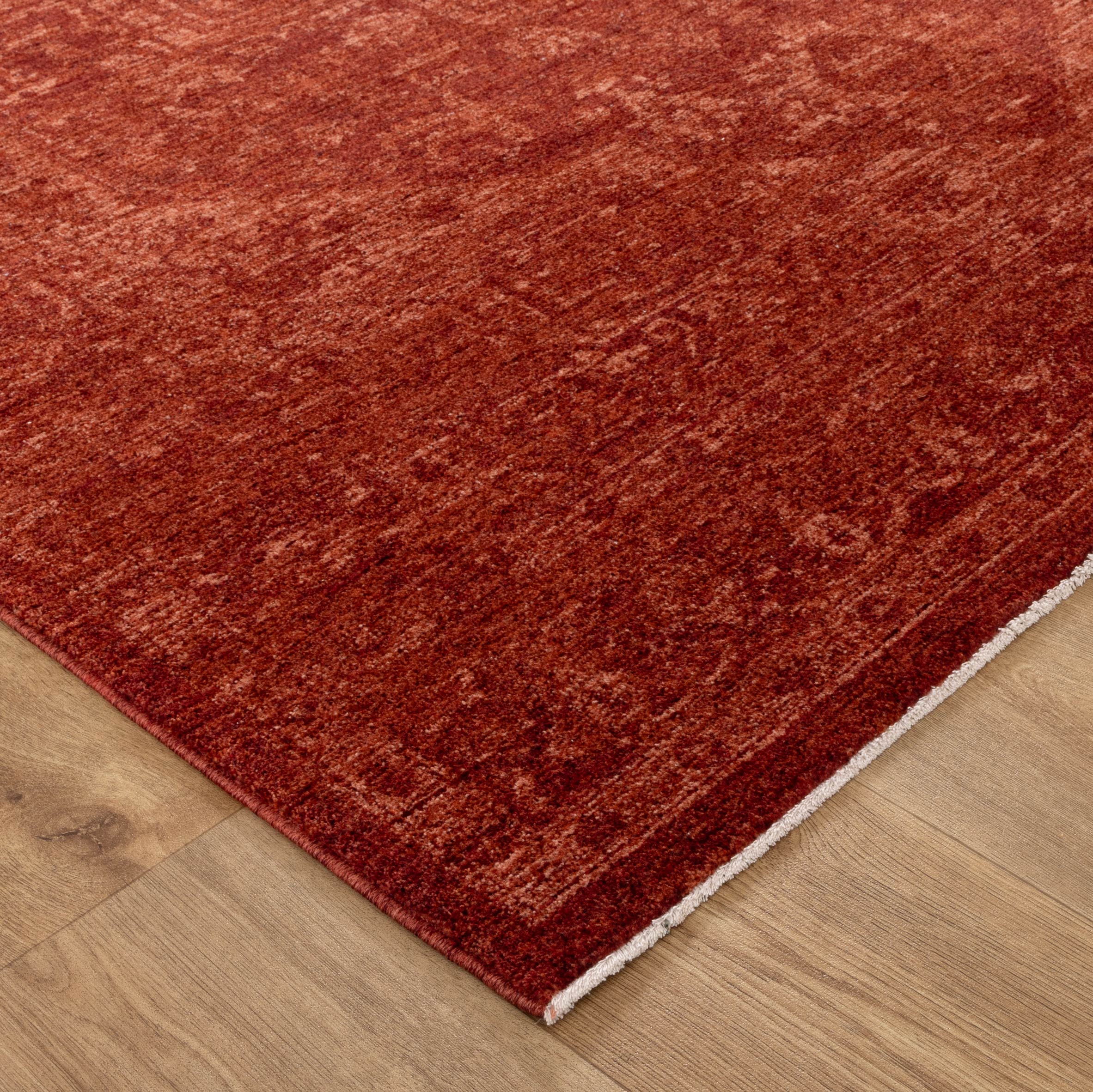 Heritage Distressed Medallion Rust Rug - H101 - Rust area rug rug from Vogue Rugs Australia