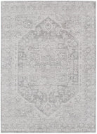 Heritage Distressed Medallion Grey Rug - H103.