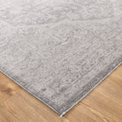 Heritage Distressed Medallion Grey Rug - H103.