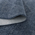 Heritage Distressed Medallion Blue Rug - H104.