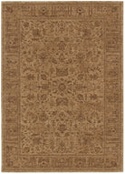 Heritage Distressed Border Mustard Rug - H105.