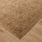 Heritage Distressed Border Mustard Rug - H105.