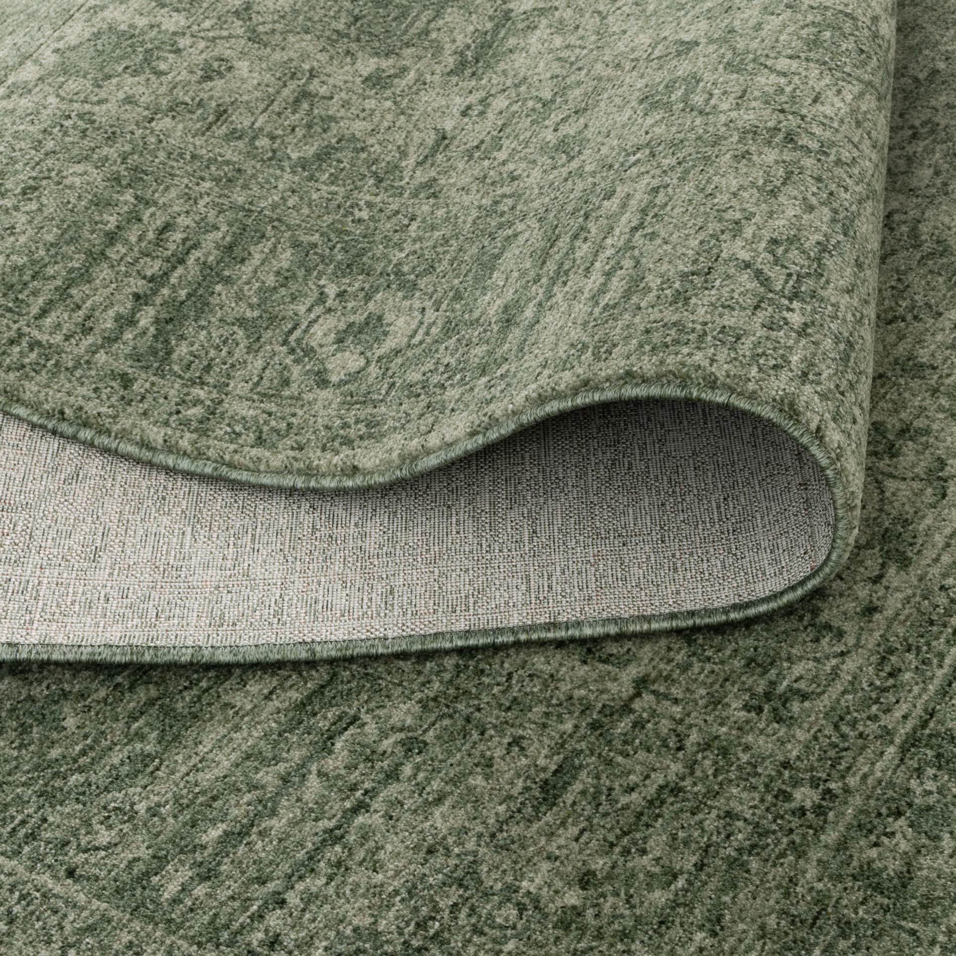 Heritage Distressed Border Green Rug - H107 - Green area rug rug from Vogue Rugs Australia