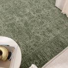 Heritage Distressed Border Green Rug - H107 - Green area rug rug from Vogue Rugs Australia