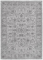 Heritage Distressed Border Grey Rug - H108.