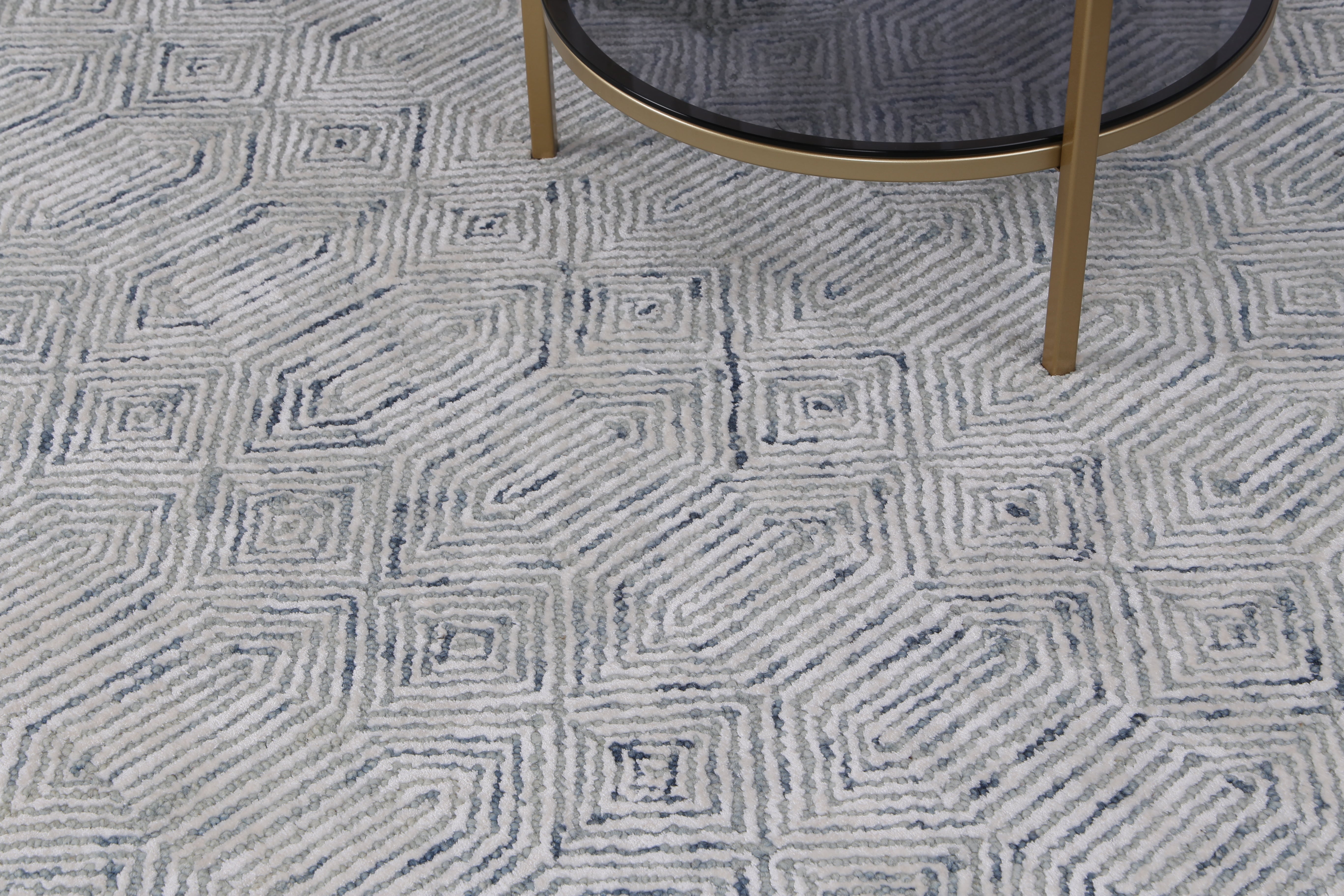 Astrid Crystal Seafoam Rug ASTRID04 - Gray astrid rug from Vogue Rugs Australia