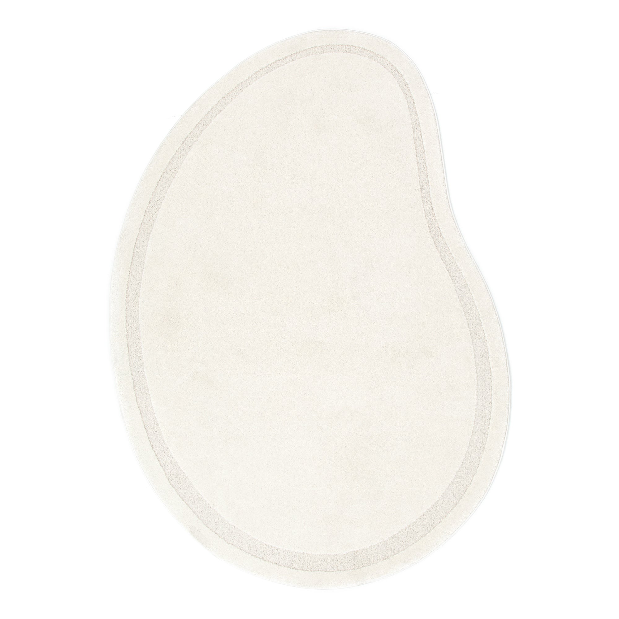 Nessa Ivory Jellybean Rug (N400) - Ivory area rug rug from Vogue Rugs Australia