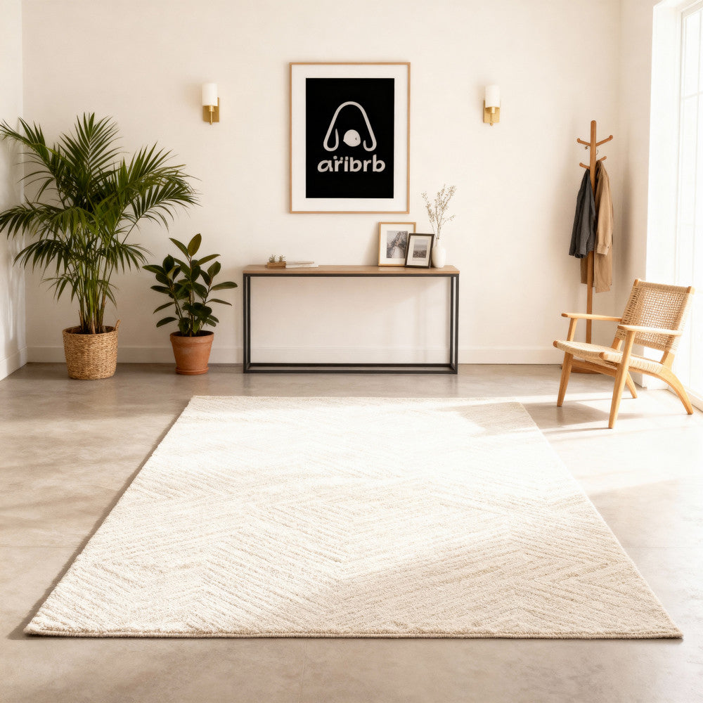 Lido Natural Rug 50811-65 - Cream modern rug from Vogue Rugs Australia