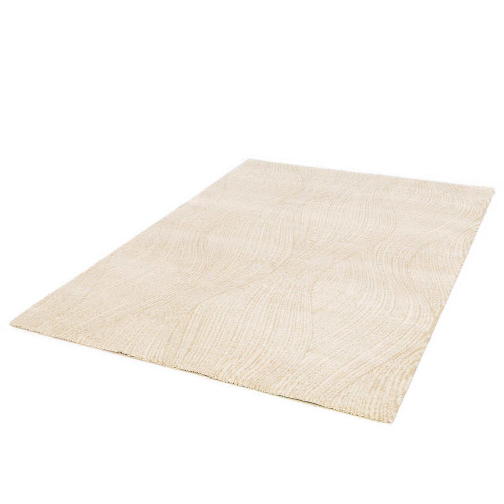 Lido Ripple Natural - Beige modern rug from Vogue Rugs Australia