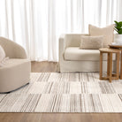Sierra Lines Beige Brown Rug.