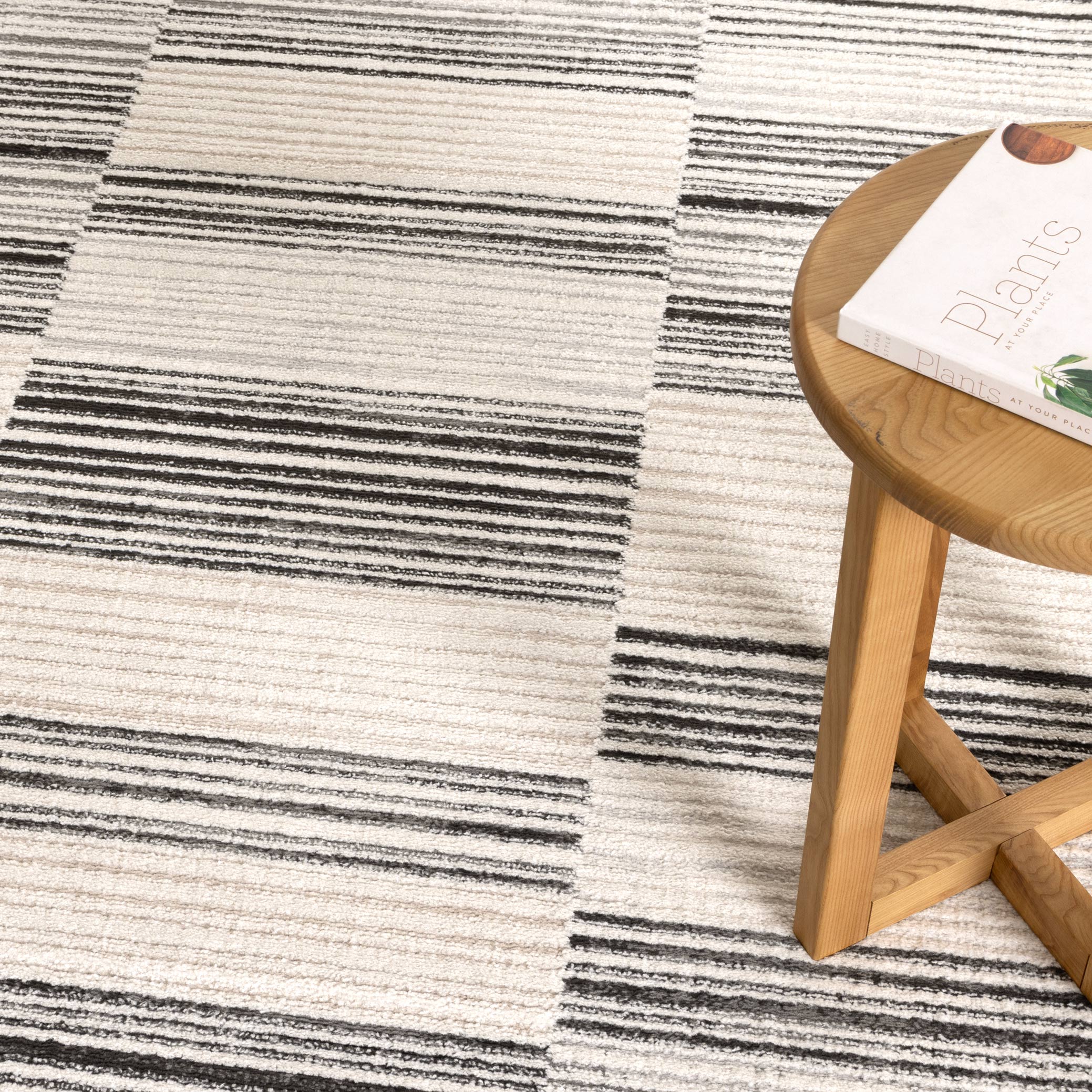 Sierra Lines Grey Rug.