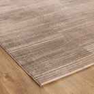 Sierra Lines Brown Grey Rug - Brown area rug rug from Vogue Rugs Australia