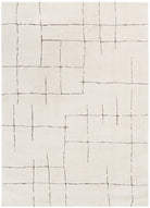 Mila Abstract Lines Brown Cream Rug - MIL10: New Arrival.