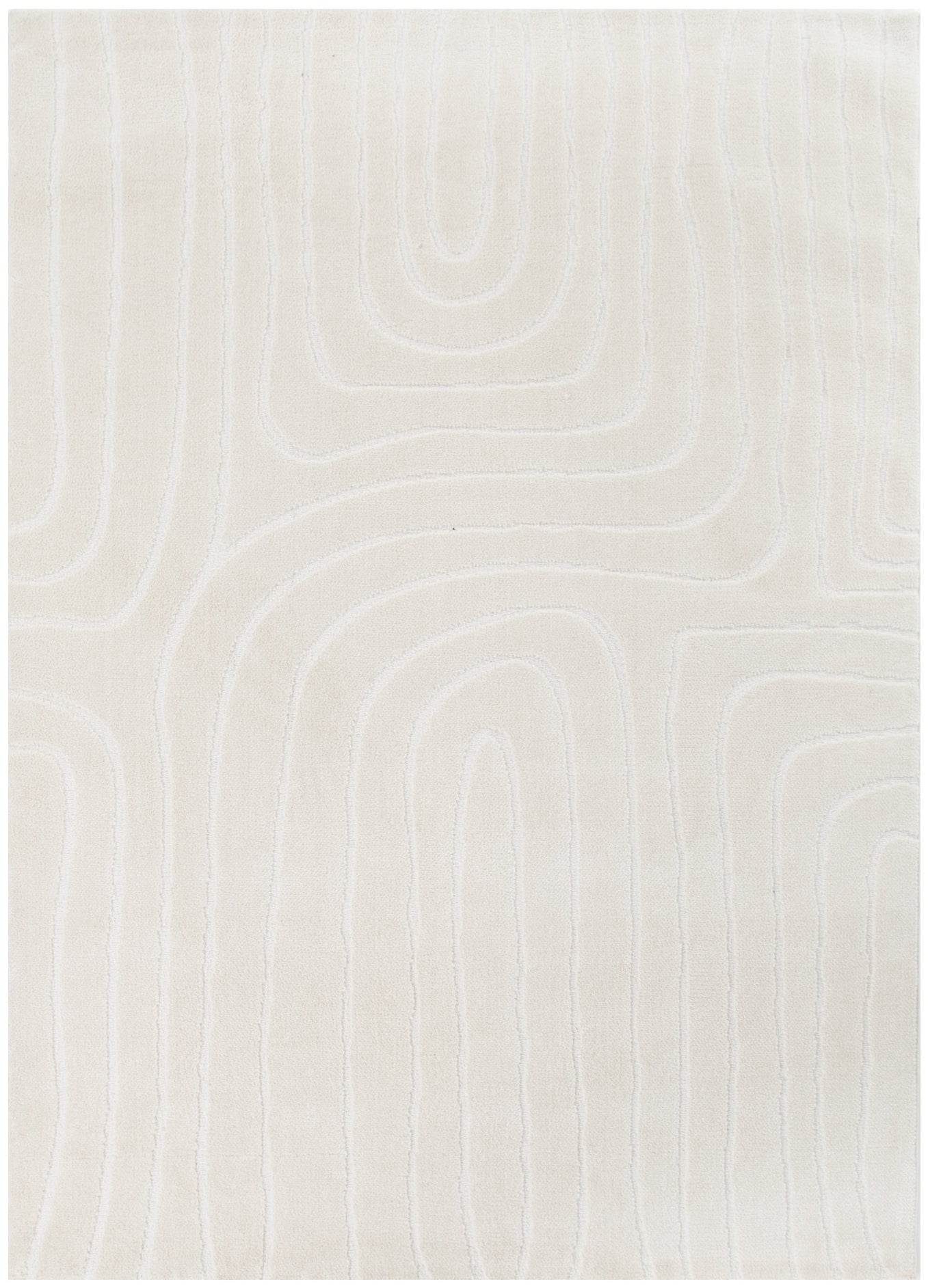 Mila Arch Lines Cream Rug - MIL7: New Arrival.