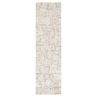 Mila Geometric Squares Cream Brown Rug - MIL8: New Arrival.