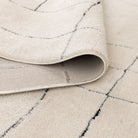 Mila Abstract Lines Black Cream Rug - MIL9: New Arrival.