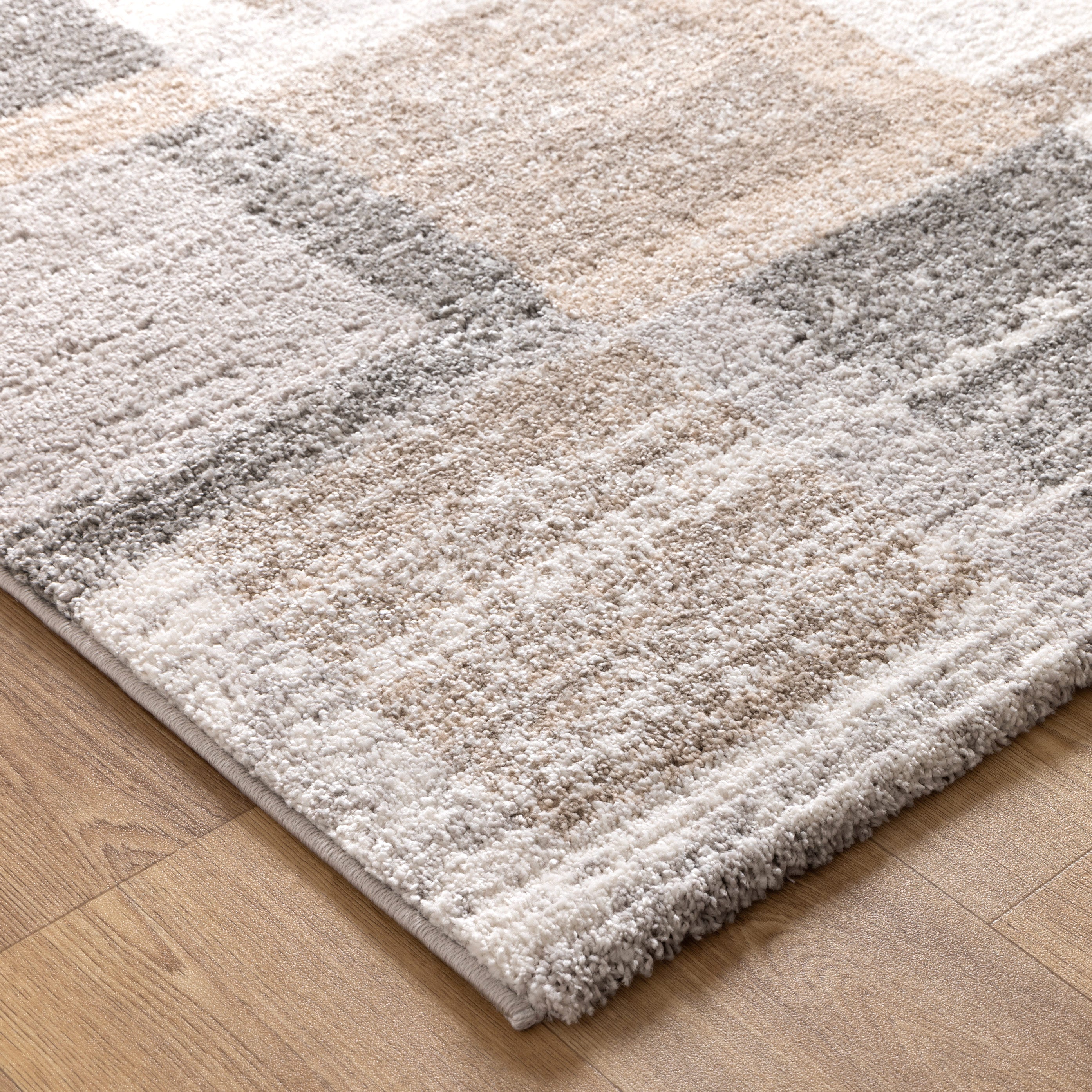 Nola Squares Neutral Rug - N001 - area rug rug from Vogue Rugs Australia