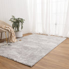 Nola Carved Grey Rug - N003.