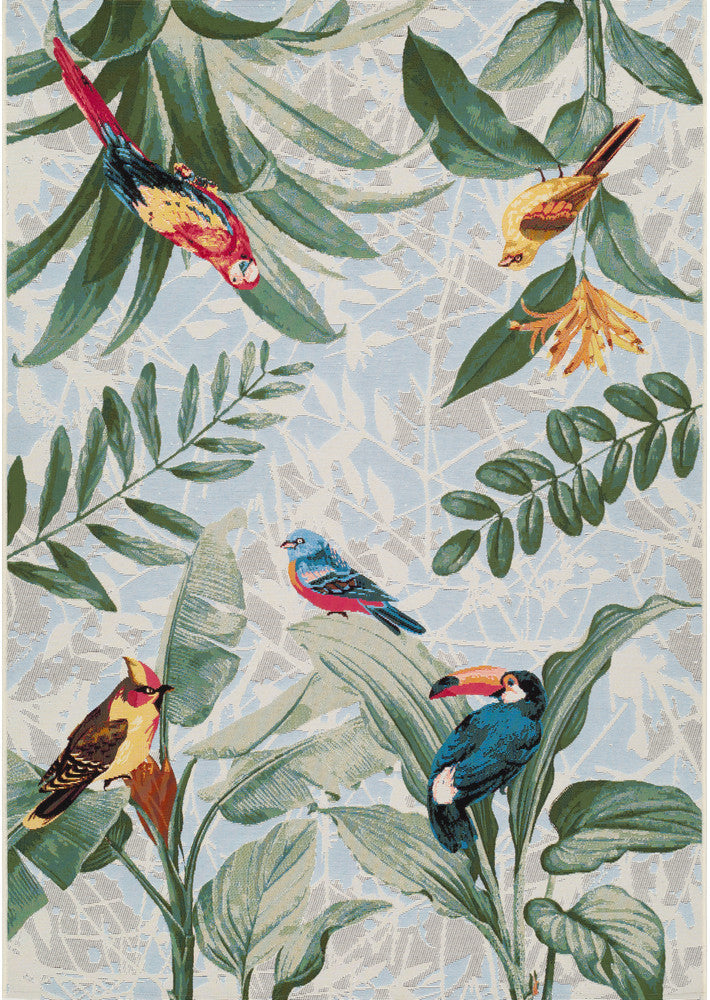 Paradise Birds - Multi Colour indoor/outdoor rug from Vogue Rugs Australia