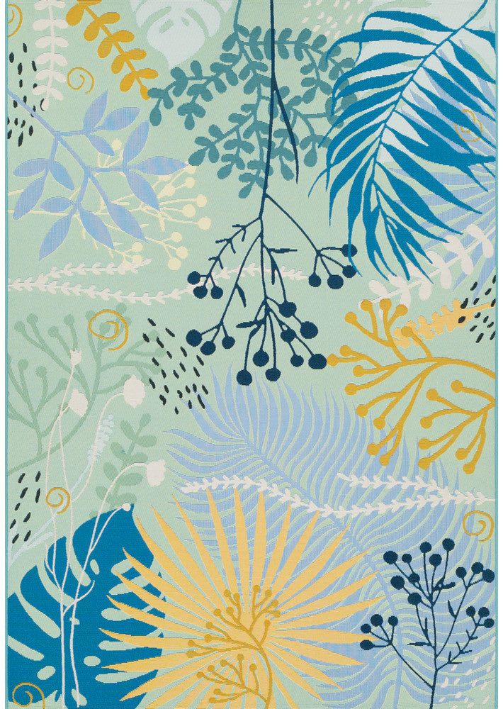 Paradise Deep Blue - Blue indoor/outdoor rug from Vogue Rugs Australia