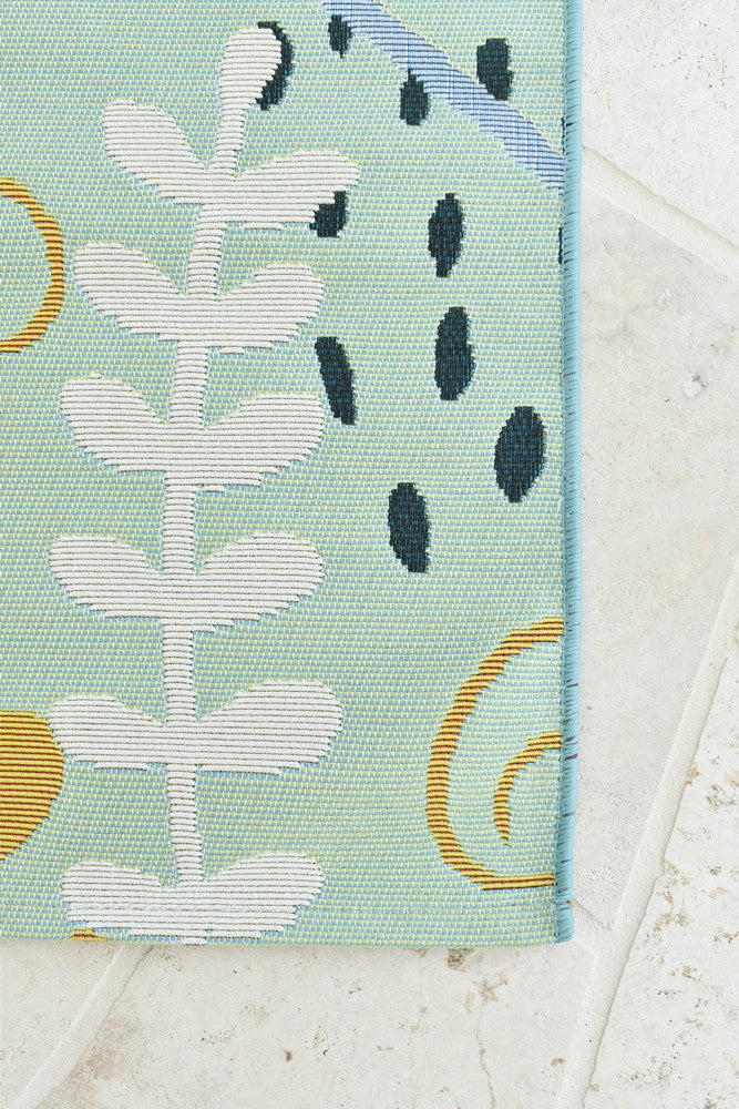 Paradise Deep Blue - Blue indoor/outdoor rug from Vogue Rugs Australia
