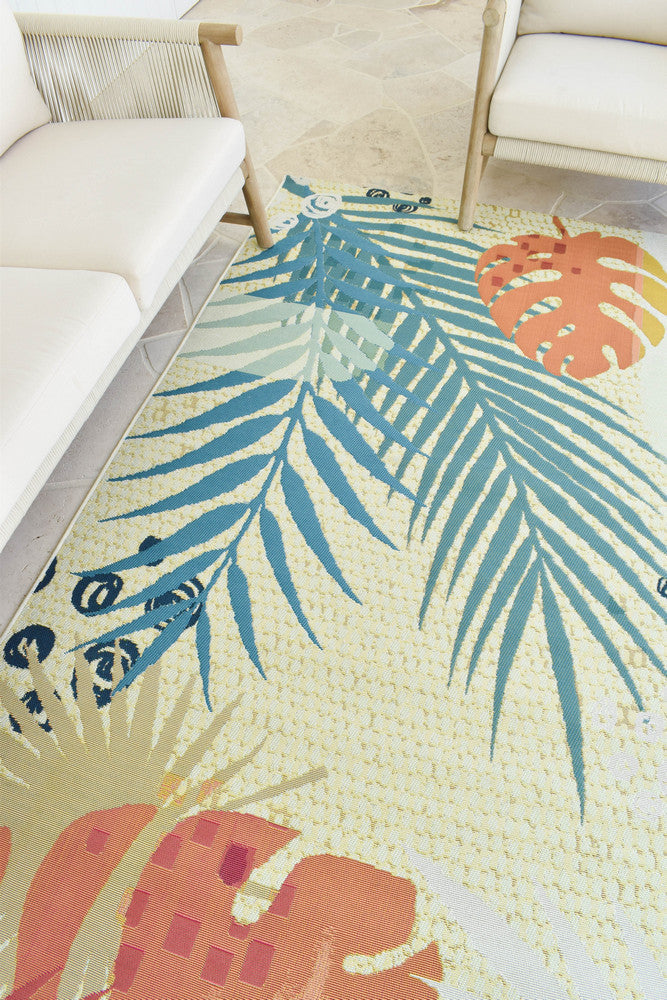 Paradise Sunset - Multi Colour indoor/outdoor rug from Vogue Rugs Australia