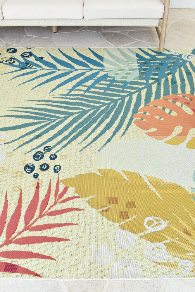 Paradise Sunset - Multi Colour indoor/outdoor rug from Vogue Rugs Australia