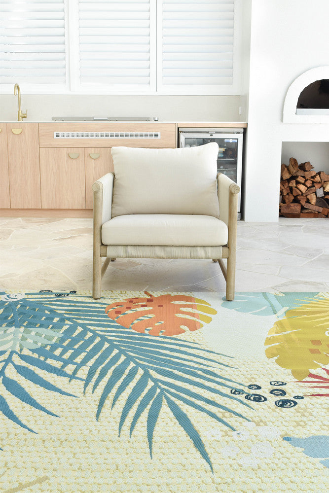 Paradise Sunset - Multi Colour indoor/outdoor rug from Vogue Rugs Australia