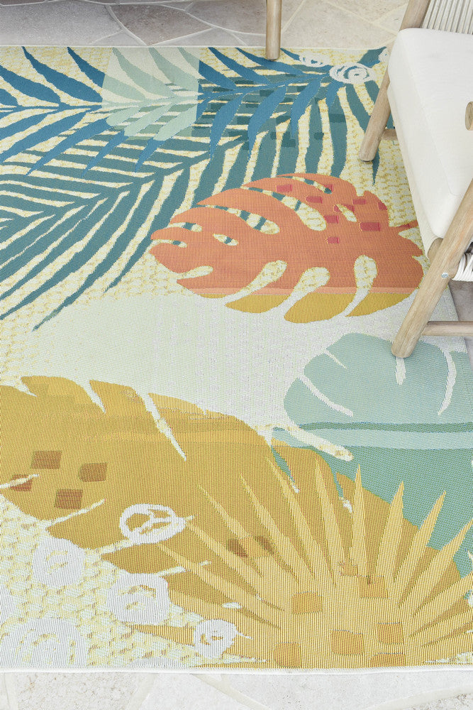 Paradise Sunset - Multi Colour indoor/outdoor rug from Vogue Rugs Australia