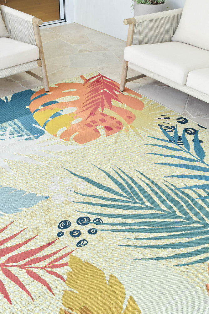 Paradise Sunset - Multi Colour indoor/outdoor rug from Vogue Rugs Australia