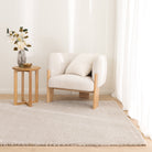 Lune Shaggy Beige Rug.