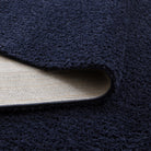Lune Shaggy Navy Rug.