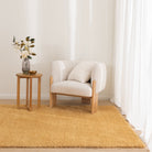 Lune Shaggy Ochre Rug.