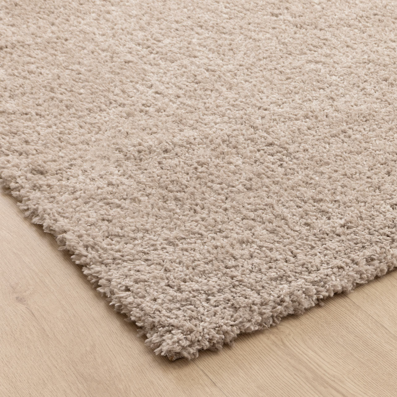 Lune Shaggy Taupe Rug.