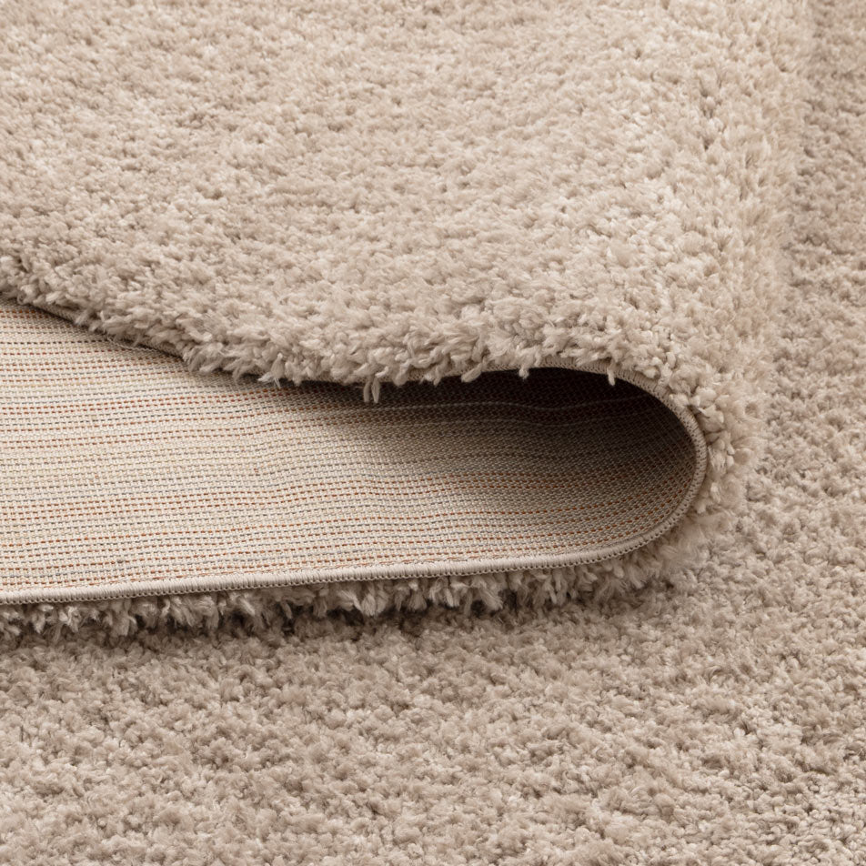Lune Shaggy Taupe Rug.