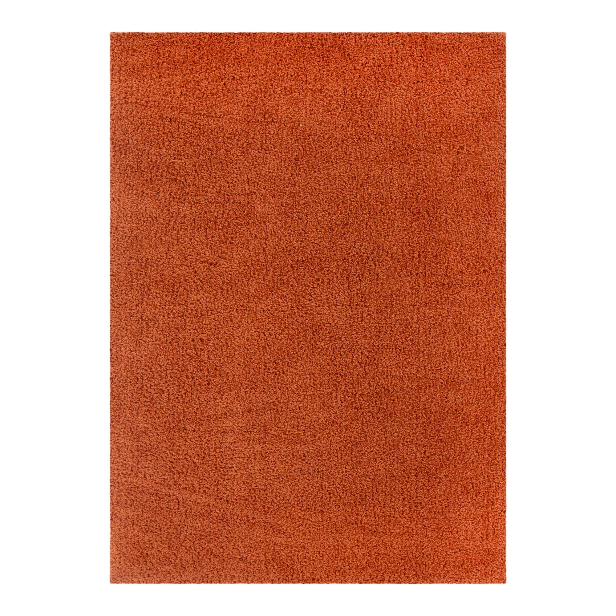 Lune Shaggy Terracotta Rug.