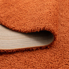 Lune Shaggy Terracotta Rug.