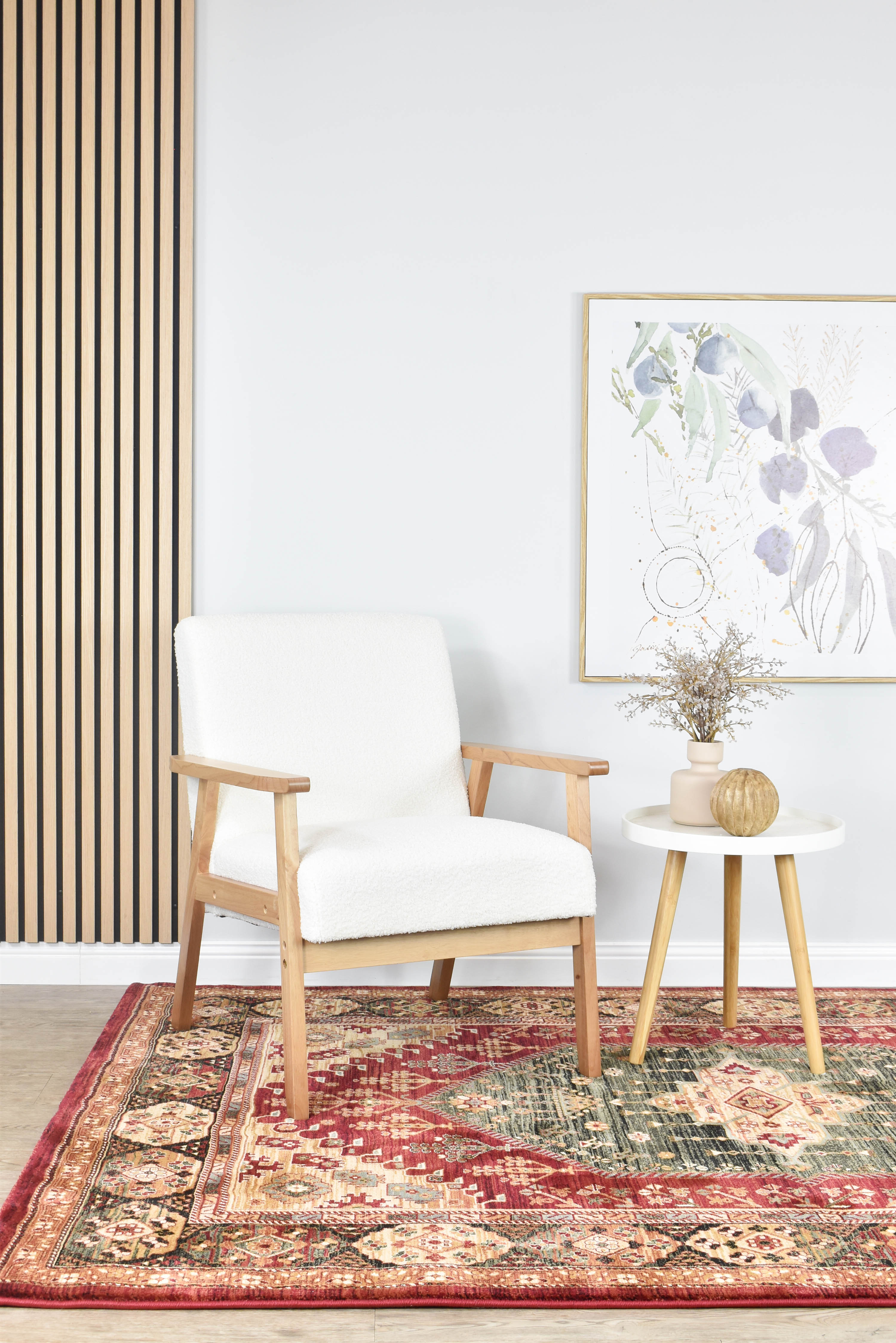 Riviera 45 Red - Red traditional rug from Vogue Rugs Australia