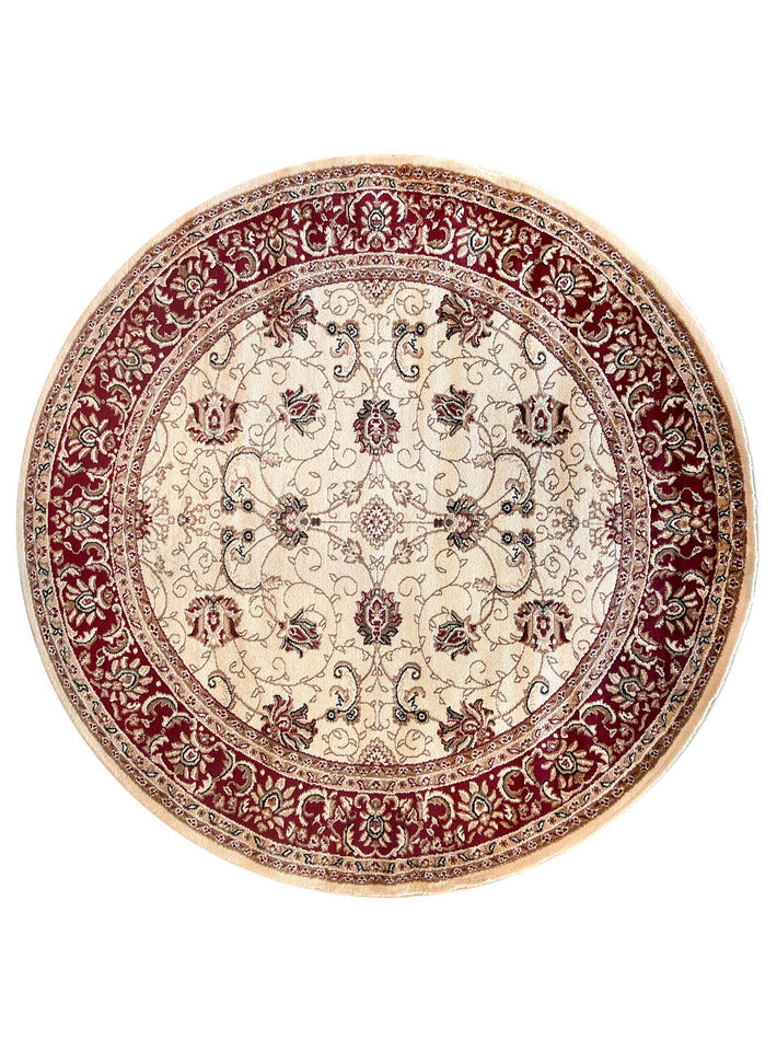Riviera 84 Cream Red - Cream traditional rug from Vogue Rugs Australia