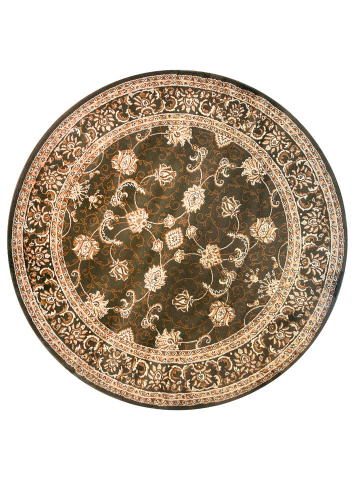 Riviera 84 Green - Cream traditional rug from Vogue Rugs Australia