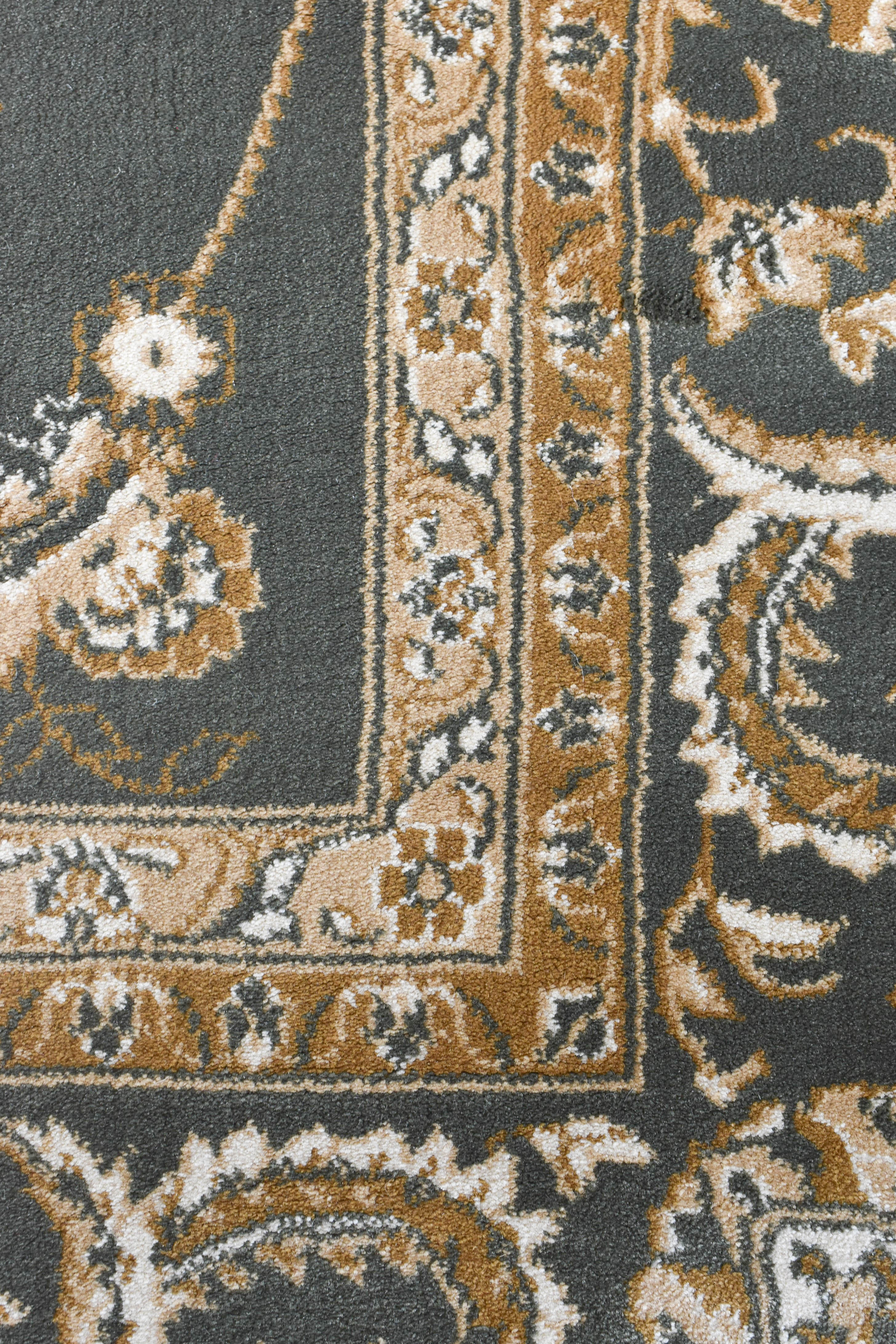 Riviera 84 Green - Cream traditional rug from Vogue Rugs Australia
