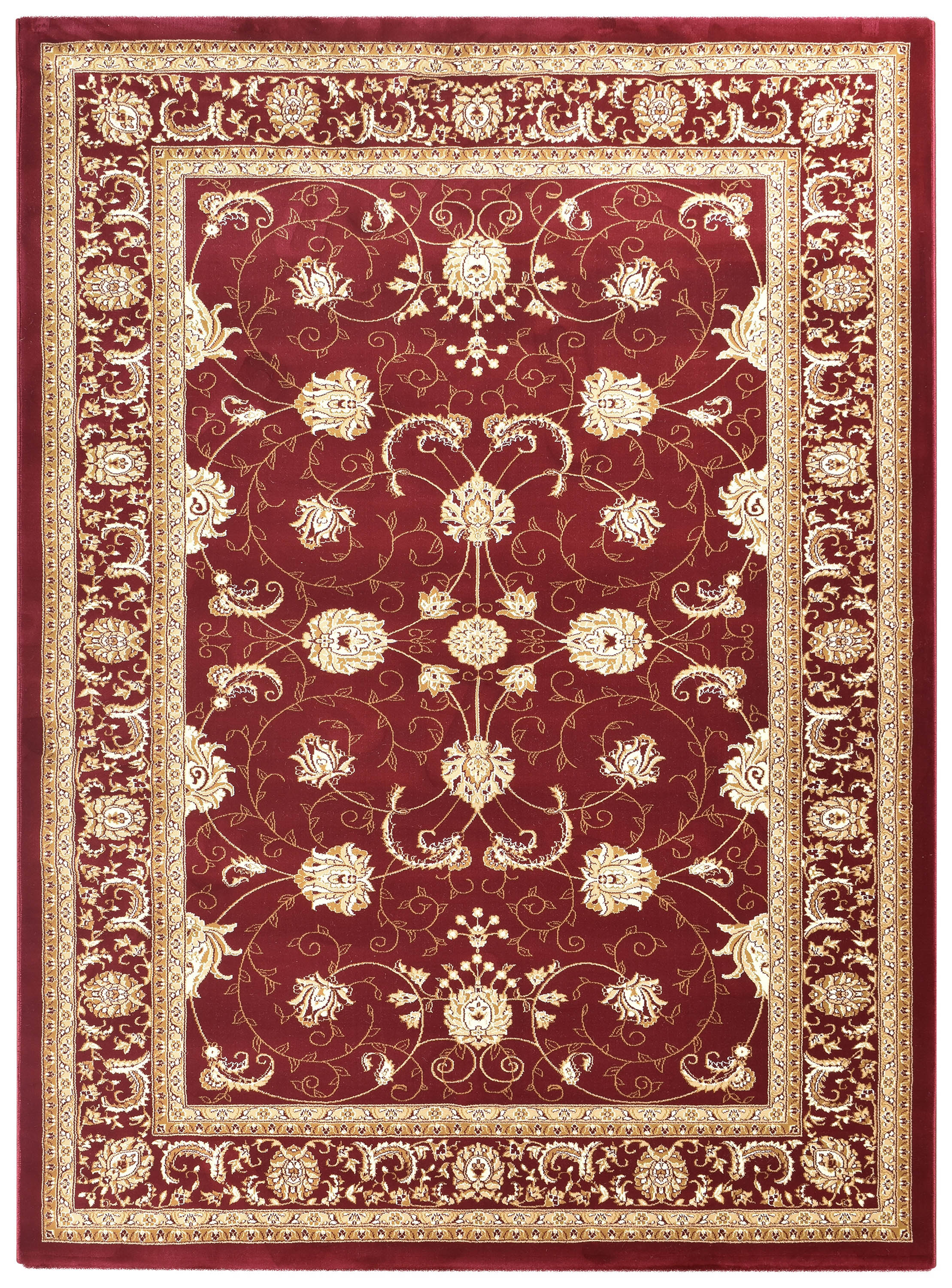 Riviera 84 Red - Red traditional rug from Vogue Rugs Australia
