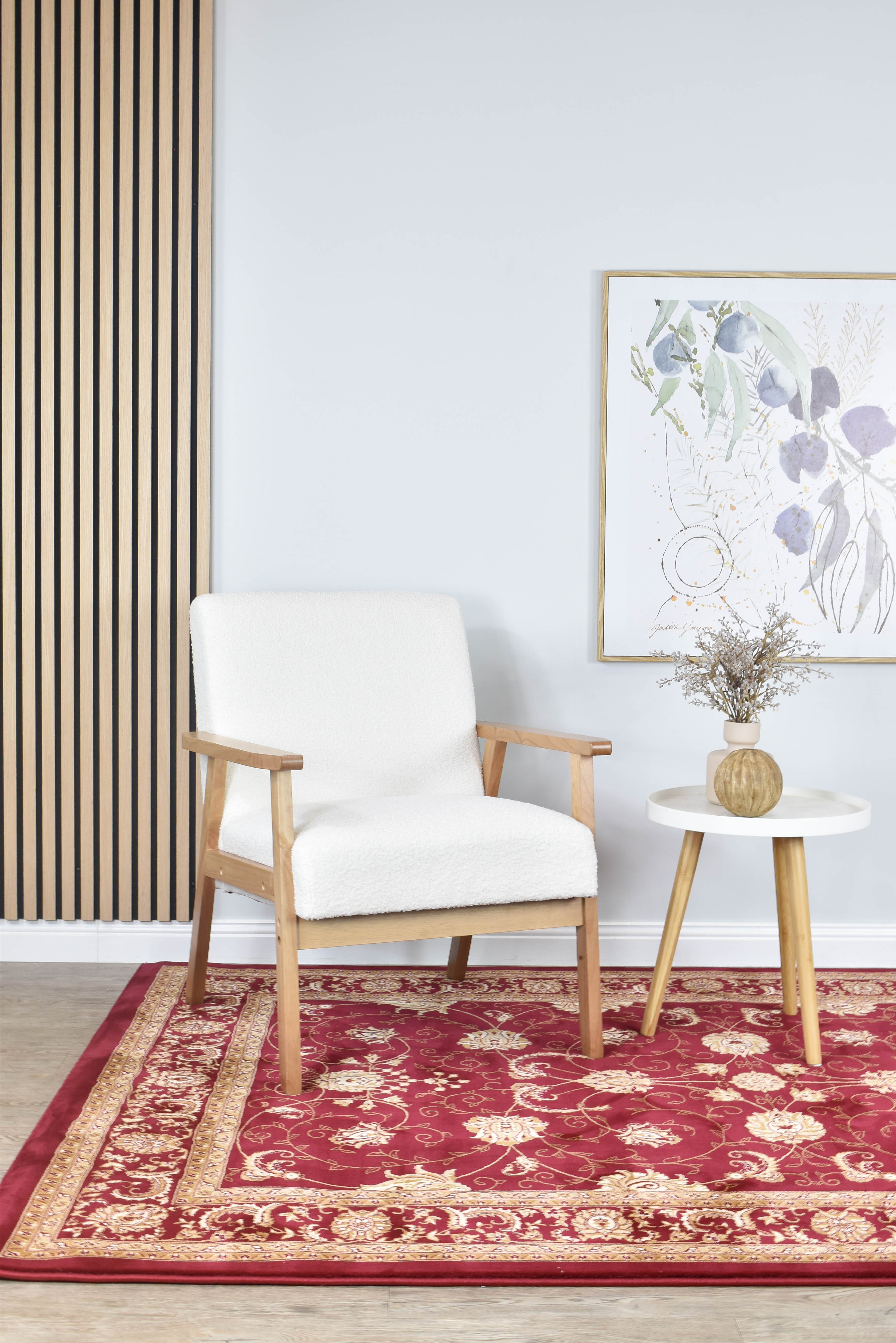 Riviera 84 Red - Red traditional rug from Vogue Rugs Australia